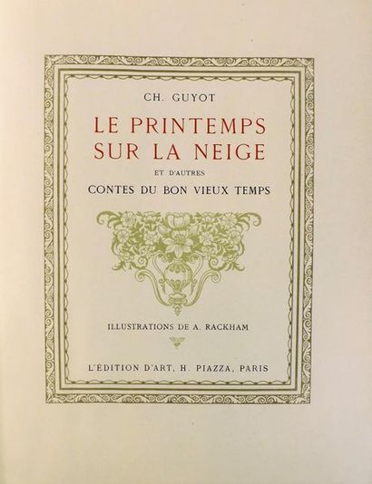 RACKHAM (A.) (1867-1939). 
GUYOT (C). LE...