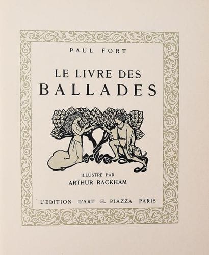 RACKHAM (A.). 
FORT (P). LE LIVRE DES BALLADES....