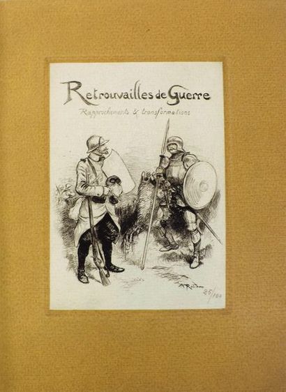 ROBIDA.
RETROUVAILLES DE GUERRE. Rapprochements...