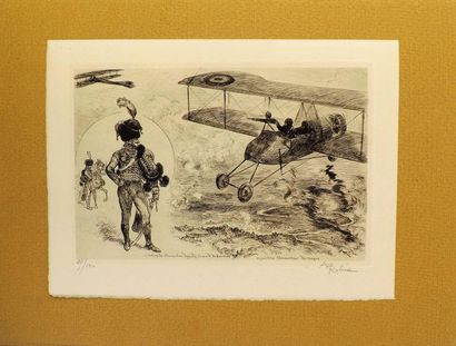 ROBIDA.
RETROUVAILLES DE GUERRE. Rapprochements...