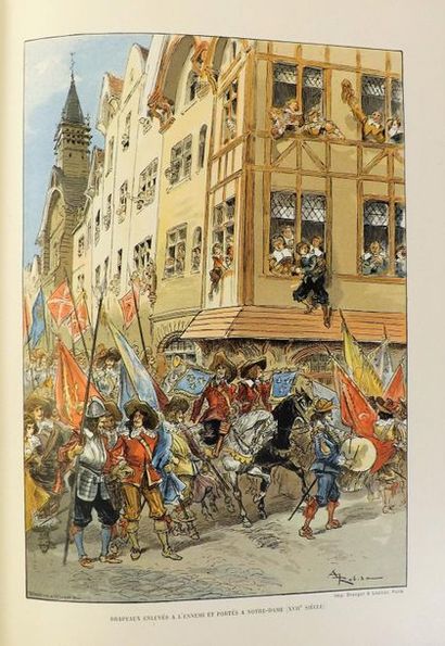 ROBIDA. 
LE CŒUR DE PARIS. Splendeurs et...