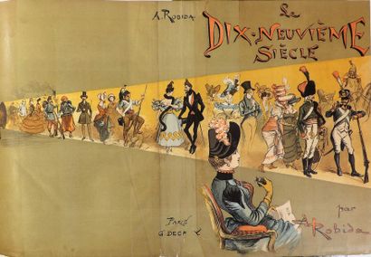 ROBIDA. 
LE XIX° SIÈCLE. Paris, Decaux, 1888....