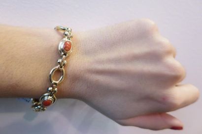 Yellow gold bracelet 750 thousandths. It...
