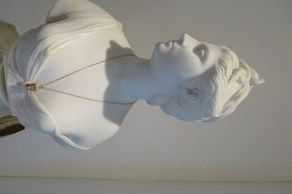 Pendant photo holder and its chain in 750°/00...