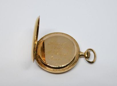 Montre de col en or 750 millièmes uni. Contre...