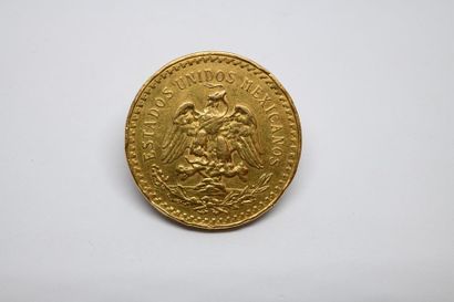 Pièce de 50 pesos or 1821-1946. Poids : 41,44...