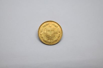Coin of 20 Swiss francs gold. 1891
Weight...