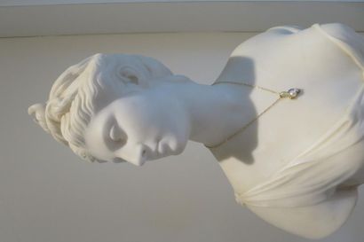 Modern two-gold, yellow and white 750°/00,...