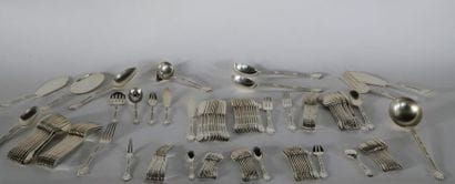 TETARD Brothers XXth. Housewares in silver...