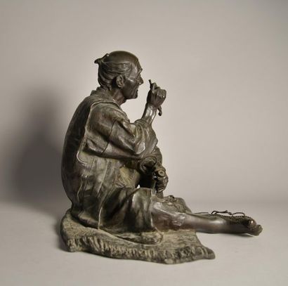 The opium smoker 
Japan, circa 1900
Shown...
