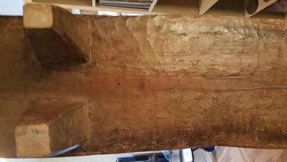 Sénoufo, Ivory Coast. Wooden monoxyl bed,...