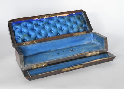 House Diehl. Glove box in blackened wood,...