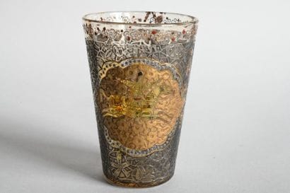 Émile GALLE (1846-1904)
	Tumbler with conical...
