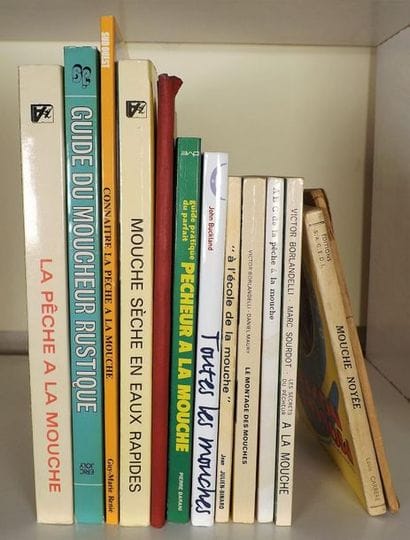 Lot de 12 volumes (pêche à la mouche). BUCKLAND....