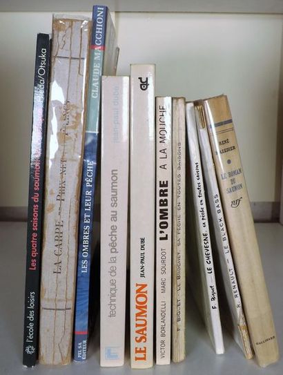 Lot de 10 volumes (ombre, saumon etc…). SERRANE....