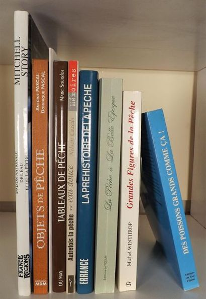 Lot de 10 volumes (pêche et histoire). WINTHROP....