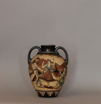 CIBOURE Garcia De DIEGO. Grand vase à anses...
