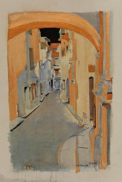 Frédérique GIUSTI (Née en 1925). Antibes...