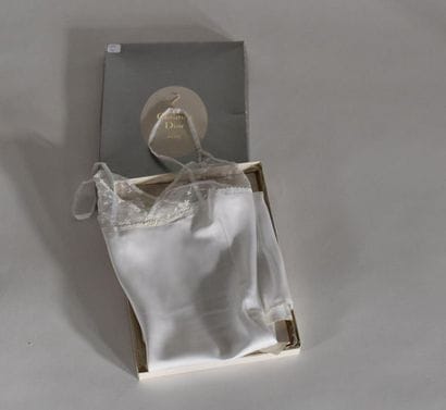 Christian DIOR LINGERIE. Combinaison en satin...