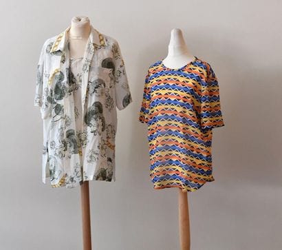 Louis FERAUD. Lot d'un tee-shirt et sa chemise...