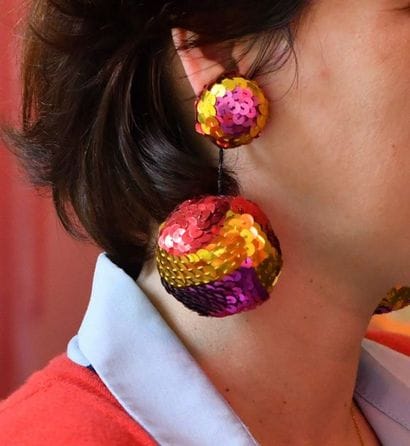 Thierry MUGLER- paire de boucles d’oreilles...