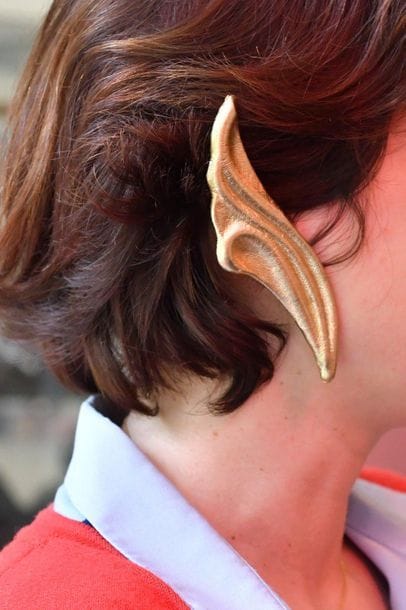 Thierry MUGLER. Paire de boucles d’oreilles,...