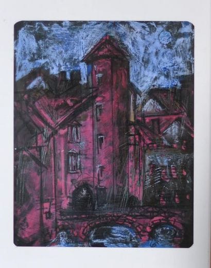 Frédérique GIUSTI (Née en 1925). Le pont...