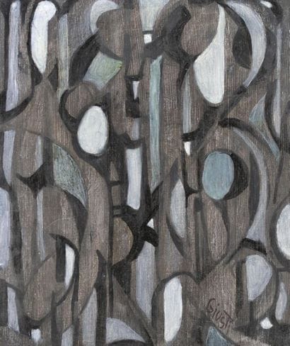 Frédérique GIUSTI (Née en 1925). Erosion...