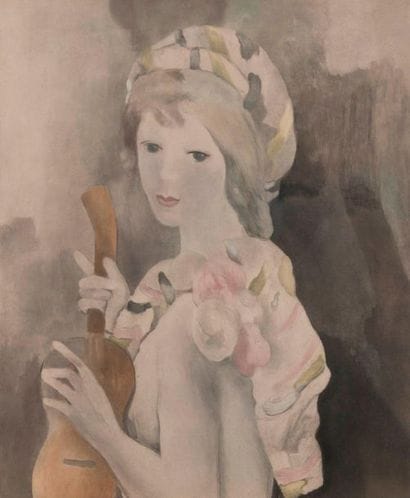 D'après Marie LAURENCIN (1883-1956). 