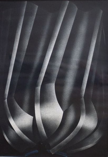 Jacques POLI (1938-2002). Composition abstraite,...