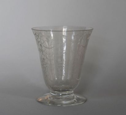 BACCARAT. Michelangelo model. Vase cornet...