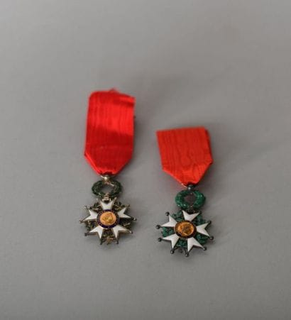 Decoration - Two Legions of Honour: one in...