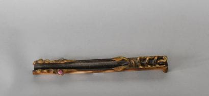INDOCHINA. Bamboo smoking element, applied...
