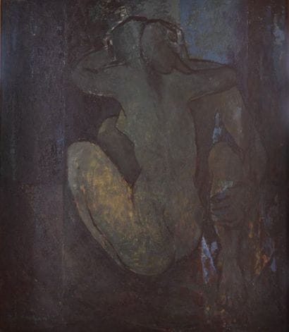 Robert FRANQUINET (1915-1979). The couple....