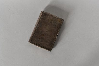 Cigarette case in silver 84 zolotniks (875°/00)...