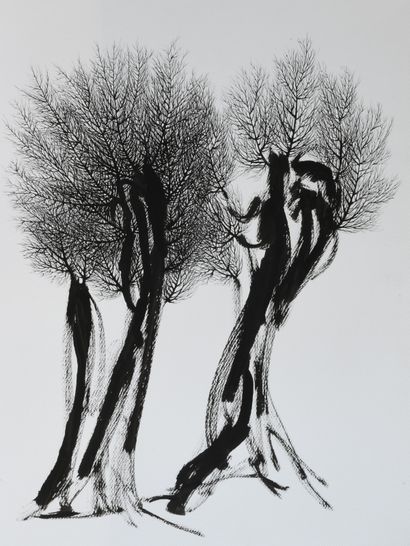 Hubert MARCEAUX (Né en 1937)

Les arbres

Encre...