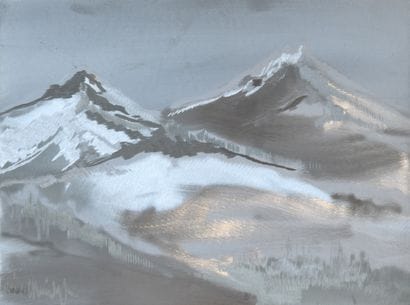 Mick MICHEYL (1922-2019). Les montagnes....