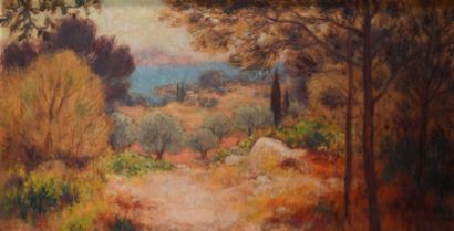 Pierre THÉVENIN (1905-1950). Bord de mer...