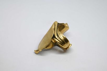 Brigitte SAVY (1955-2015). Grande bague en...