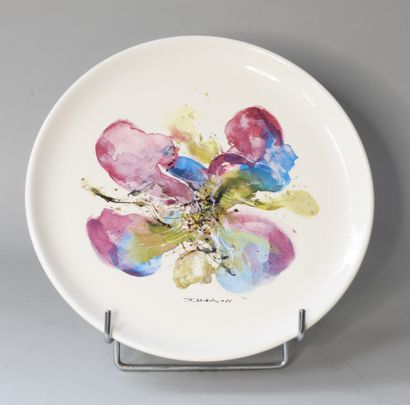 After ZAO WOU-KI. Workshop of SEGRIES. 

Orchid,...