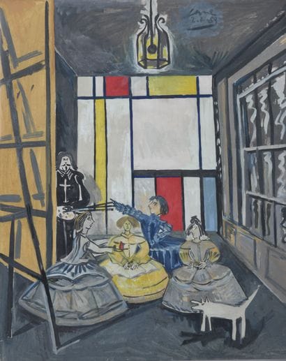 Louis CANE (born in 1943)

The Meninas. 1989

Oil...