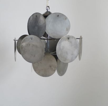 
Suspension in chromed metal and brushed...
