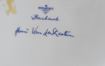 Hervé VAN DER STRAETEN (1965) for Bernadaud....