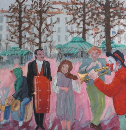 Emile PAYA (born in 1949) 

The brass band

Oil...