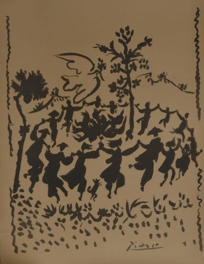 After Picasso. 

La ronde de jeunesse. 

Lithograph...