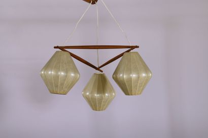 RISPAL (1920 - 1966). 

Hanging lamp with...