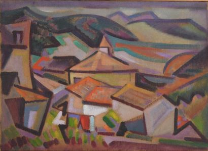 Albert VOISIN known as VANBER (1905-1994)

Village...