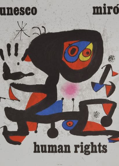 Joan MIRO (1893-1983)

UNESCO Human Rights...