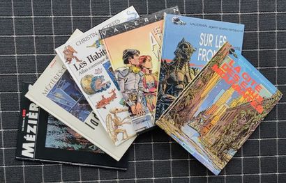 MEZIERES JC (né en 1938). 5 albums : Valerian...