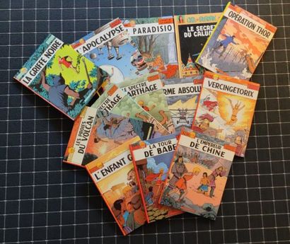 MARTIN Jacques (1921 - 2010). Lot de 13 albums...